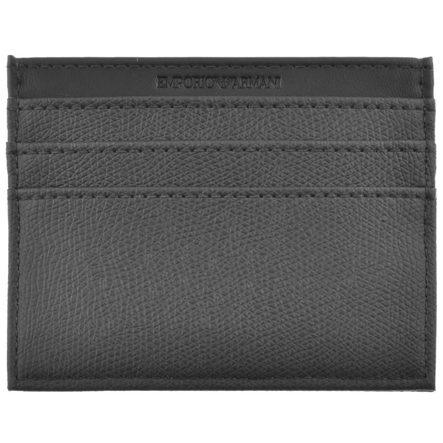 Alternative Image for ProductEmporio Armani Leather Card Holder Black2